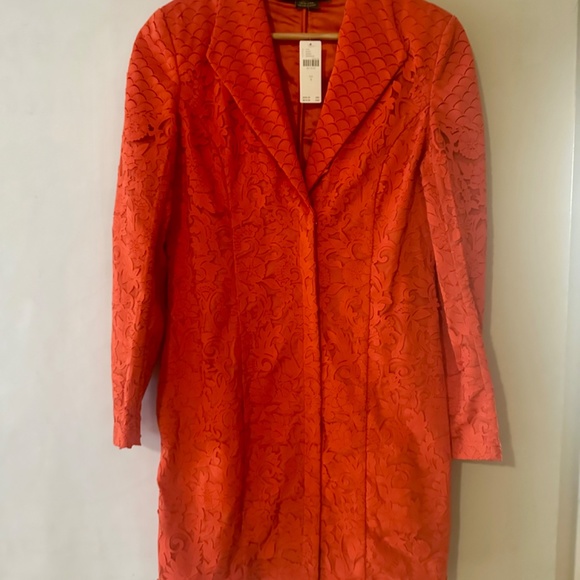 Long Sleeve V-Neck Blazer Dress - Picture 3 of 4